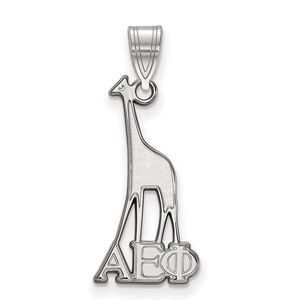 Sterling Silver Alpha Epsilon Phi Medium Pendant